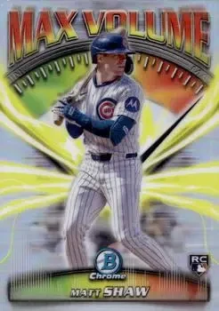 2025 Bowman Chrome #MV-3 Max Volume Matt Shaw