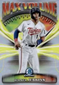 2025 Bowman Chrome #MV-4 Max Volume Walker Jenkins