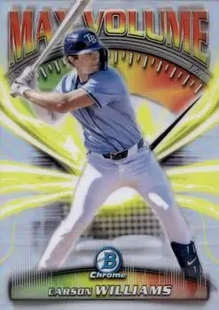 2025 Bowman Chrome #MV-5 Max Volume Carson Williams