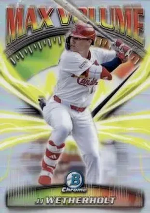 2025 Bowman Chrome #MV-6 Max Volume JJ Wetherholt