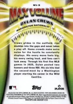 Back of Dylan Crews