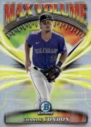 2025 Bowman Chrome #MV-15 Max Volume Charlie Condon