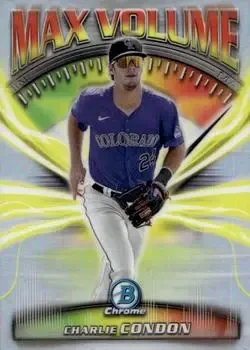 2025 Bowman Chrome #MV-15 Max Volume Charlie Condon