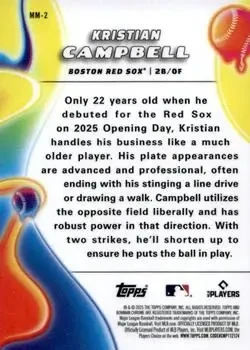Back of Kristian Campbell