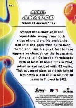 Back of Adael Amador