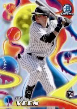2025 Bowman Chrome #MM-10 Melt Mashers Zac Veen