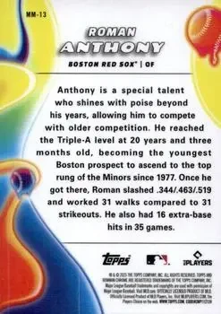 Back of Roman Anthony