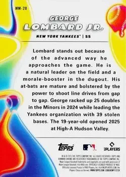 Back of George Lombard Jr.