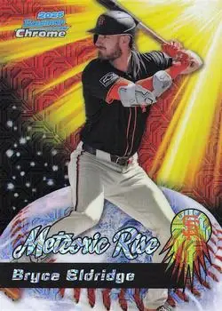 2025 Bowman Chrome #MR-1 Meteoric Rise Mojo Mega Refractor Bryce Eldridge