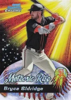 2025 Bowman Chrome #MR-1 Meteoric Rise Mojo Mega Refractor Bryce Eldridge