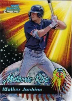 2025 Bowman Chrome #MR-6 Meteoric Rise Mojo Mega Refractor Walker Jenkins