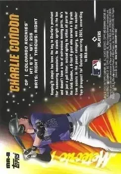 Back of Charlie Condon