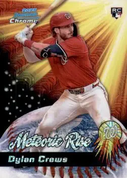 2025 Bowman Chrome #MR-10 Meteoric Rise Mojo Mega Refractor Dylan Crews