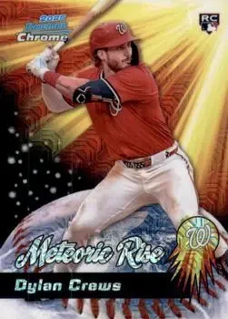 2025 Bowman Chrome #MR-10 Meteoric Rise Mojo Mega Refractor Dylan Crews