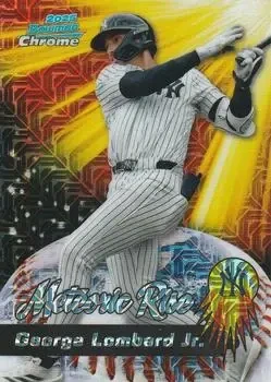 2025 Bowman Chrome #MR-18 Meteoric Rise Mojo Mega Refractor George Lombard Jr.