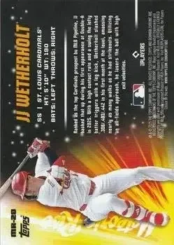 Back of JJ Wetherholt