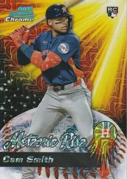 2025 Bowman Chrome #MR-21 Meteoric Rise Mojo Mega Refractor Cam Smith