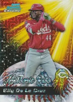 2025 Bowman Chrome #MR-23 Meteoric Rise Mojo Mega Refractor Elly De La Cruz