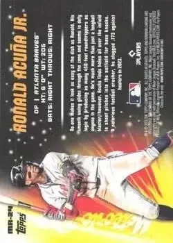 Back of Ronald Acuña Jr.