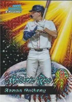 2025 Bowman Chrome #MR-25 Meteoric Rise Mojo Mega Refractor Roman Anthony