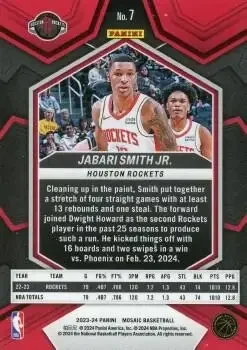 Back of Jabari Smith Jr.