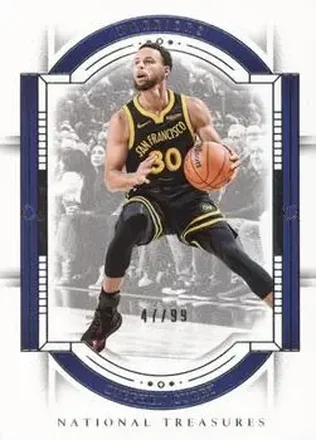 2023-24 Panini National Treasures #56 - Stephen Curry - Golden State Warriors