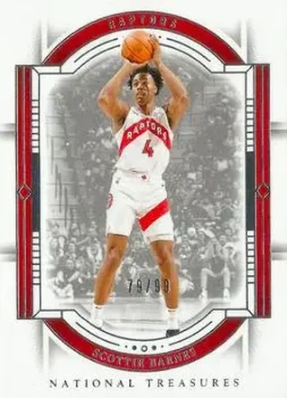 2023-24 Panini National Treasures #70 - Scottie Barnes - Toronto Raptors