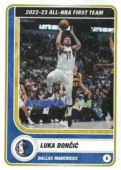 2023-24 Panini NBA Sticker & Card Collection #5 Luka Dončić