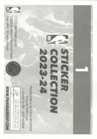 Back of Card #1