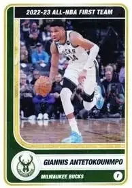 2023-24 Panini NBA Sticker & Card Collection (European Edition) #2 Giannis Antetokounmpo