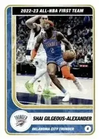 2023-24 Panini NBA Sticker & Card Collection (European Edition) #6 Shai Gilgeous-Alexander