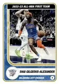 2023-24 Panini NBA Sticker & Card Collection (European Edition) #6 Shai Gilgeous-Alexander