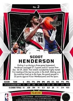 Back of Scoot Henderson