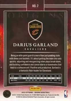 Back of Darius Garland