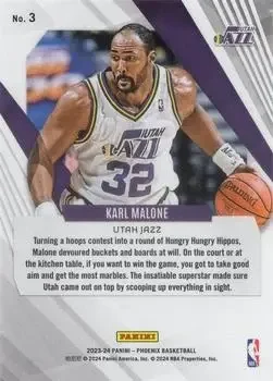 Back of Karl Malone