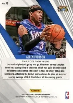 Back of Allen Iverson