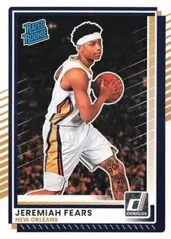 2025-26 Donruss #3 - Jeremiah Fears - New Orleans Pelicans