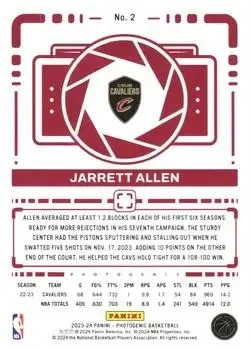 Back of Jarrett Allen