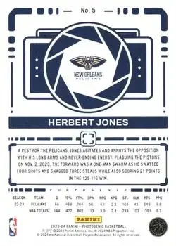 Back of Herbert Jones