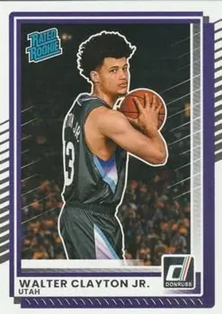 2025-26 Donruss #12 - Walter Clayton Jr. - Utah Jazz