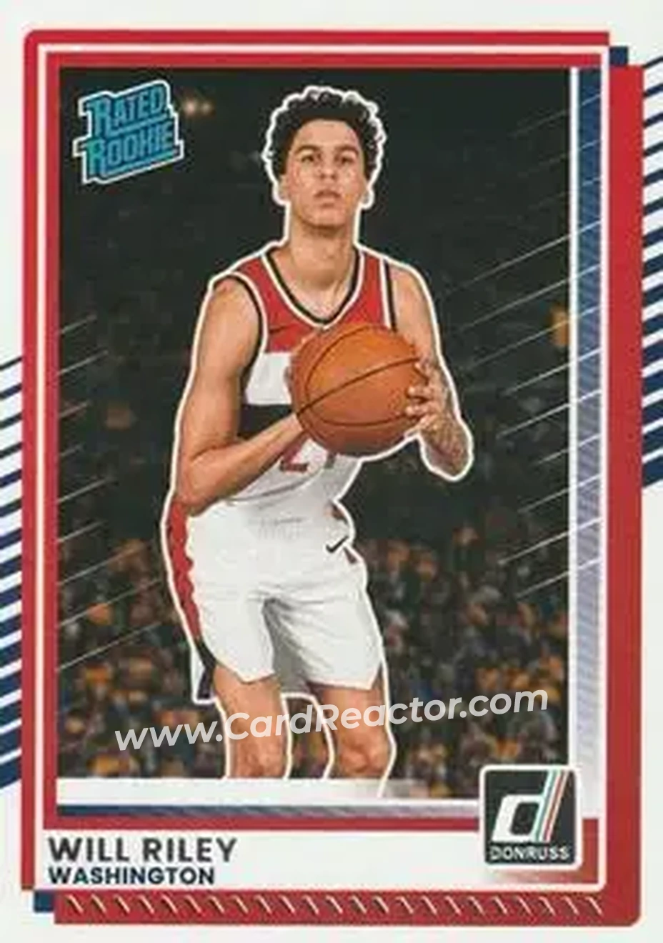2025-26 Donruss #13 - Will Riley - Washington Wizards - Front