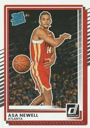 2025-26 Donruss #14 - Asa Newell - Atlanta Hawks 2025-26 Donruss #14 - Asa Newell - Atlanta Hawks