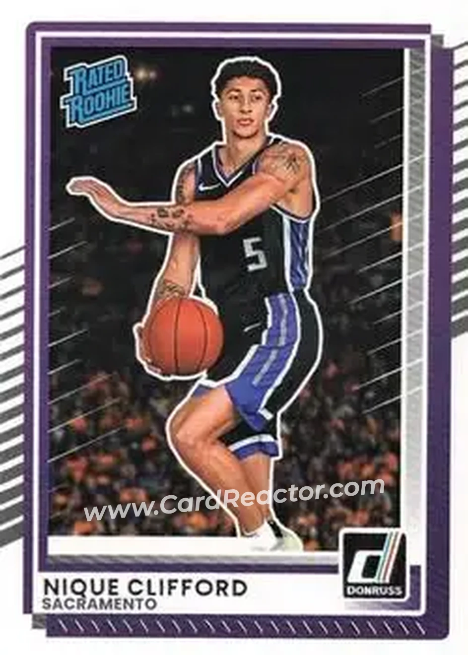 2025-26 Donruss #15 - Nique Clifford - Sacramento Kings - Front