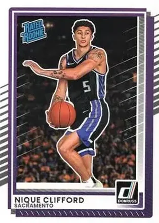 2025-26 Donruss #15 - Nique Clifford - Sacramento Kings