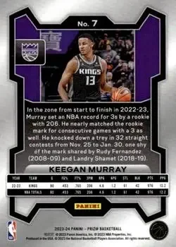 Back of Keegan Murray