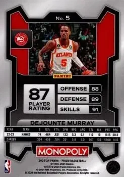 Back of Dejounte Murray