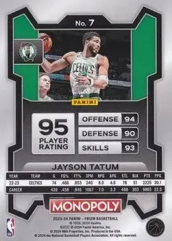 Back of Jayson Tatum