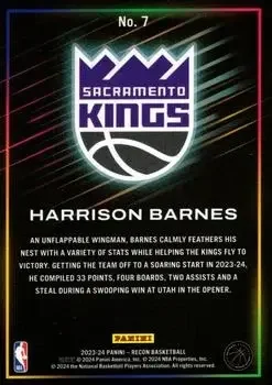 Back of Harrison Barnes