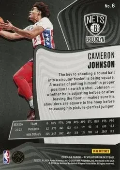Back of Cameron Johnson