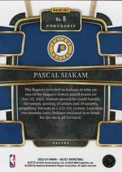 Back of Pascal Siakam